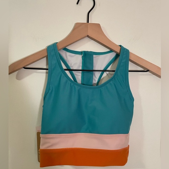 Nani Swim Cozumel Cut Back Crop Swim Top, Size XXS Beach Surf Summer - Picture 3 of 7